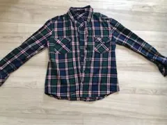 AZUL アズール　シャツ　チェックシャツ　長袖