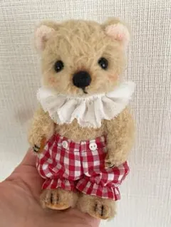 テディベア ハンドメイド ぬいぐるみ 小さな可愛い熊 - メルカリ