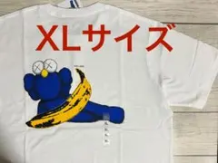 ユニクロ カウズ アンディ・ウォーホル Tシャツ XL 白 バナナ タグ付未使用