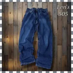 お*ー様 Levi'sリーバイス 505 ストレート デニム ジーンズW38総丈