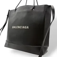 バレンシアガ ショルダーバッグ 2way ショッピングトート エブリデイ 黒