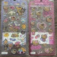 日焼けキティ サンリオシール ２枚セット