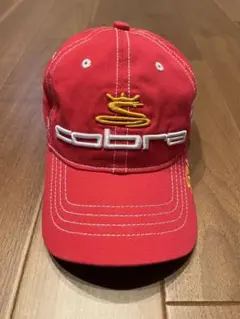 Cobra キャップ S91 赤 サイズフリー