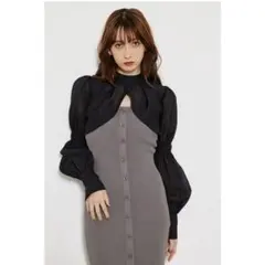 rienda ボレロSETレイヤードKnit OP ワンピース リエンダ