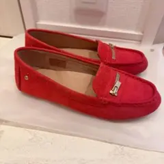 UGG ローファー レッド ジップデザイン　レザーのサムネイル