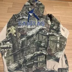 CABELAS 古着　パーカー迷彩L