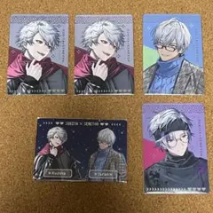 バラ可】すき家×にじさんじ せめ4 コラボ 5枚セット 不破湊 イブラヒム 葛葉