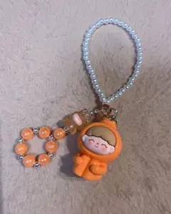オレンジキャラクター ストラップ