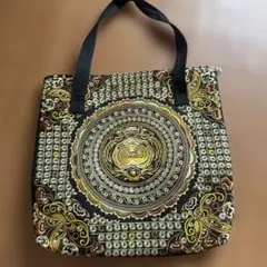 Arukan アルカン トートバッグ ビジュー エスニック アート ボヘミアン 