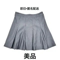 【美品】イング　グレー プリーツスカート　キュロット フリーサイズ
