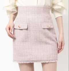 dazzlin ツイード ポケットミニスカート