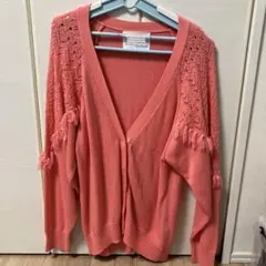 値下げしました！　ベイフロー　カーディガン 長袖 フリンジ付き