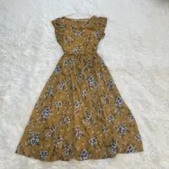Rouge Diamant ルージュディアマン 花柄 Aライン ロングワンピースのサムネイル