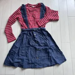 BREEZE ストライプ柄 ワンピース 140