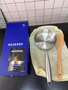 MCAESXH ステンレスフライパン 16cm 木製ヘラ付きのサムネイル