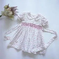 メゾピアノ♡裾ロゴ衿つきギンガムチェックワンピース♡100cm - メルカリ