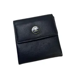 シャネル CHANEL ココボタン 6連 キーケース カーフスキン ブラック