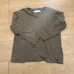 ZARA ブラウン、ネイビー 長袖カットソー 7（122cm）2枚セット