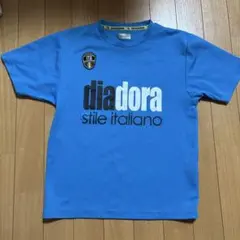 diadora サッカーシャツ ブルー 140