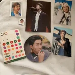 BTS 公式 フォト グッズ 9点セット RM ナムジュン GALAXYトレカ付