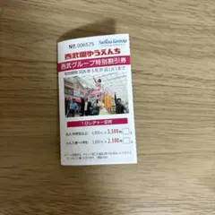 西武ゆうえんち 特別割引券