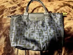 LONGCHAMP プリアージュ M 最新限定LGPデザイン ネイビー