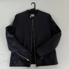nano universe 黒レザージャケット