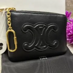 未使用級✨付属完備✨CELINE コインパース レザー キュイルトリオンフ 