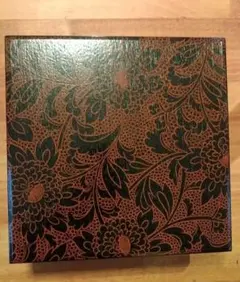 新品未使用 デッドストック 牡丹唐草 松花堂弁当箱 天然木 26cm 昭和レトロ 新品未使用 デッドストック 牡丹唐草 松花堂弁当箱 天然木 26cm 昭和