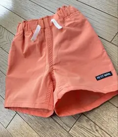 【新品タグ付】プティマイン 水陸両用パンツ 80 オレンジ 夏 保育園 プール