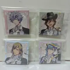 うた☆プリ キングダム アニカフェ スクエア缶バッチ カルナイ 4個セット