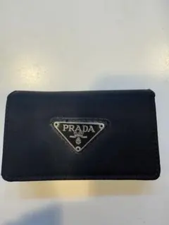 お*ぷ様 PRADA ブラック ナイロン キーケース