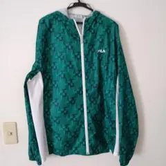 FILA ピステ・ウィンドブレーカー グリーン・ネイビー