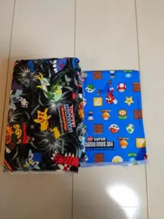 ポケットモンスター・スーパーマリオ プリント生地