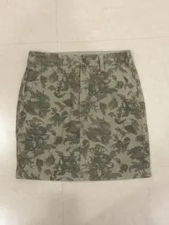 JOURNAL STANDARD relume花柄デニムミニスカート サイズM