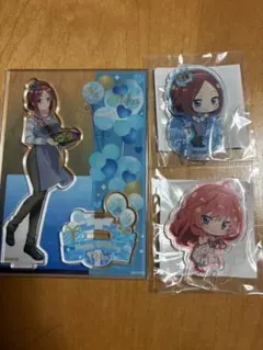 学マスー 花海咲季 缶バッジ アクキー 冠菊 キミとセミブルー DEBUT等