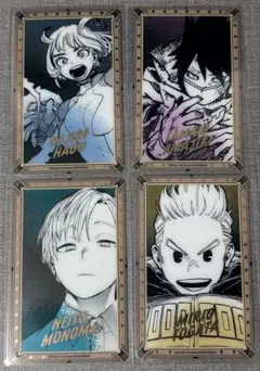 ヒロアカ原画展 箔押し クリアカード ビッグ3 物間