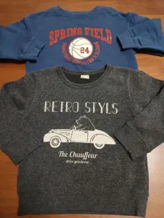 ナルミヤ トレーナー 2枚セット プティマイン ビールーム 男の子2枚セット