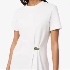 LACOSTE ワニロゴ プリーツ Tシャツ ドレス ワンピースのサムネイル