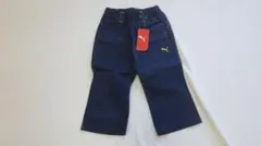 【新品・送料無料】PUMA プーマ ガールズパンツ 7分丈 ネイビー 160