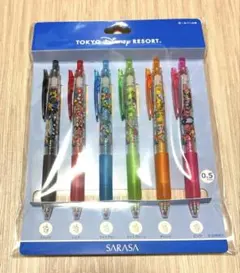 新品未使用　ディズニーリゾート　サラサ　SARASA ボールペン　6色セット