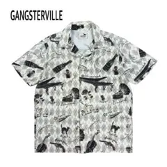 GANGSTERVILLE オープンカラー シャツ BLUESY Sのサムネイル