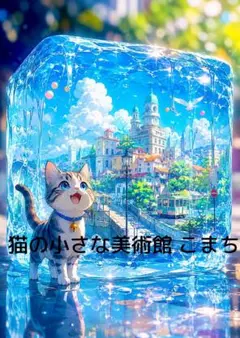 〈一枚限りの作品〉氷晶都市の猫