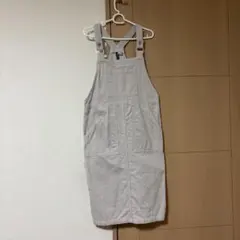 H&M ベージュ サロペット