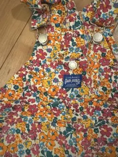 しまむら　花柄オーバーオール　futafuta