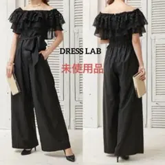 DRESS LAB ドレスラボ レース オフショルダーオールインワンドレス