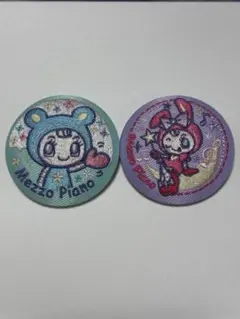 ナルミヤ　メゾピアノ　刺繍缶バッジ