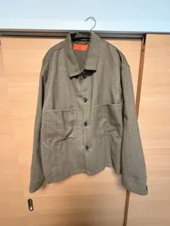 INHERIT オリーブグリーン カジュアルジャケット/パンツ　セットアップ