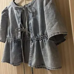 デニムフレアシルエットジャケット