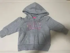 GAP 12-18ヶ月 フード付きトレーナー グレー